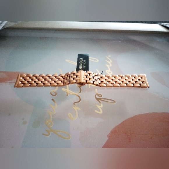 ROSE GOLD 5-LINK Shinola Watch METAL BRACELET 20MM